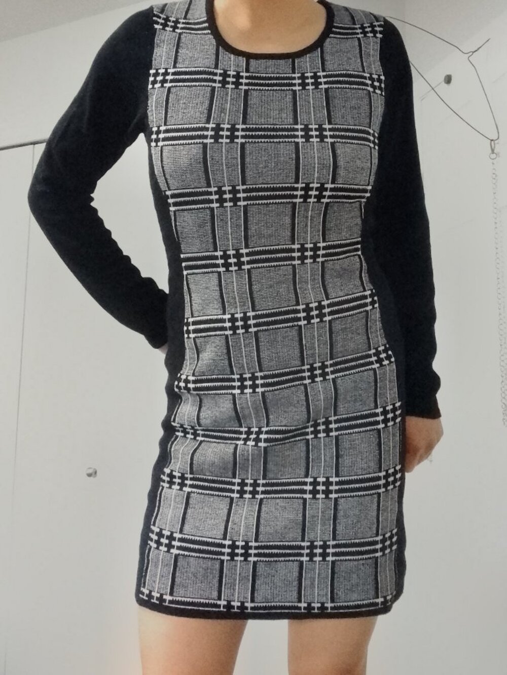 Dex Plaid Sweater Dress
